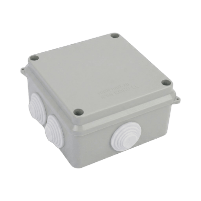 LINKEDPRO - Caja de Conexiones / IP65 / IK07 / 7 Entradas / 100 x 100 x 70 mm / ABS / Industrial y Telecom