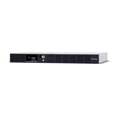 CYBERPOWER - UPS de 1000 VA/600 W, Topología Línea Interactiva, Entrada 120 Vca NEMA 5-15P, Tipo Rack 1 UR, Con 6 Tomas NEMA 5-15R