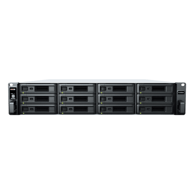 SYNOLOGY - Unidad de Expansión RX1222sas | 12 Bahías SAS/SATA 3.5" o 2.5" | Diseño Redundante | Fuentes de Alimentación Dobles | Compatible con Unidades Synology.