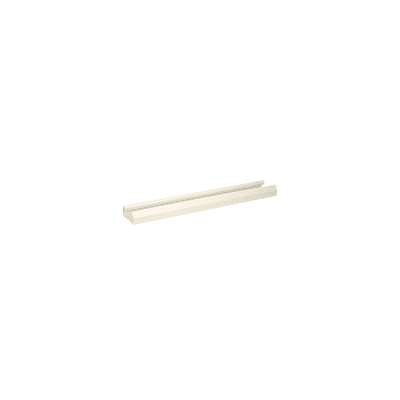 PANDUIT - Base para canaleta T-70, de PVC rígido, con orificios perforados para montaje, 103.3 x 44.9 x 1800 mm, Color Blanco Mate