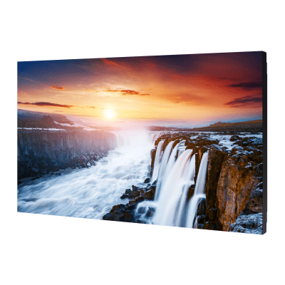SAMSUNG ELECTRONICS - Pantalla Profesional LED de 55" para Video Wall, Full HD (1080p), HDMI/DP / 700 nits /  Bisel Ultra Delgado de 0.44mm. Compatible con montajes VESA