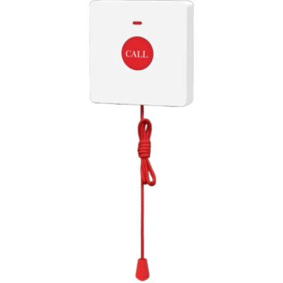 FANVIL - Botón de Emergencia Inalámbrico / 433 MHz / Alcance 80 m (262 ft) / IP65 / Cordón 2 m (6.5 ft) / 100,000 Activaciones / Batería 12V