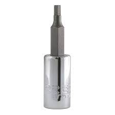 Dado con punta hexagonal en pulgadas cuadro de 1/4 in, 1/8 i