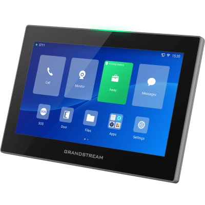 GRANDSTREAM - Estación de Intercomunicación SIP con Wi-Fi 6, Bluetooth y Control Total para Agendamiento de Salas y Edificios Inteligentes (Color Negro)