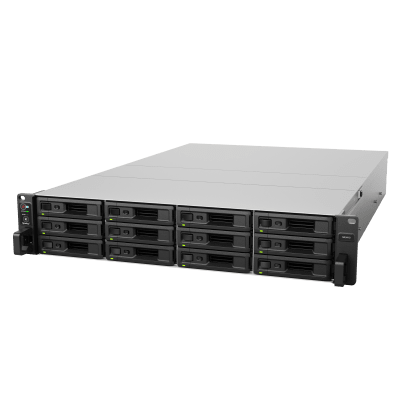 SYNOLOGY - Servidor de Almacenamiento Synology SA3410 | 12 Bahías | Escalable hasta 96 Bahías | 1.728 PB de Capacidad Bruta | 6.200 MB/s Lectura Secuencial | 3.000 MB/s Escritura Secuencial | 10GbE RJ-45 | PCIe 3.0.