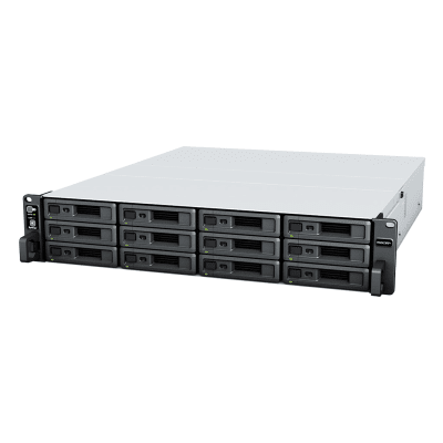 SYNOLOGY - Servidor NAS Rack / 12 Bahías / 2U / Hasta 432 TB / 10GbE Integrado / Fuentes Duales Hot-Swap / RAID / Expansión PCIe 3.0 x8