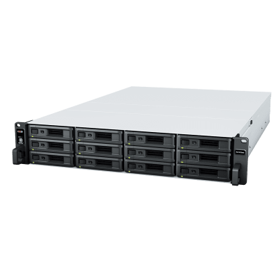SYNOLOGY - Unidad de Expansión RX1222sas | 12 Bahías SAS/SATA 3.5" o 2.5" | Diseño Redundante | Fuentes de Alimentación Dobles | Compatible con Unidades Synology.
