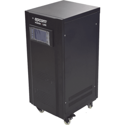 EPCOM POWERLINE - Regulador de Voltaje Industrial Trifásico / 100 kVA / 80 kW / 220/110 V / Estabilización ±2% / Entrada ±20% / 50/60 Hz / Bypass Integrado