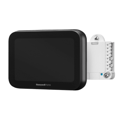 HONEYWELL HOME RESIDEO - Termostato Inteligente ElitePRO / S1200 Smart Thermostat / Negro / Pantalla 5" / 4H-2C Bomba Calor / 3H-3C Convencional / Control IAQ / Video Doorbell / Redlink+WiFi+Bluetooth+Matter