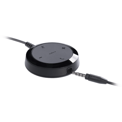 JABRA - Auricular Profesional UC / Cancelación de Ruido / USB-C/A y Jack 3.5 mm / Micrófono con Supresión de Ruido / Controlador en Cable con LED