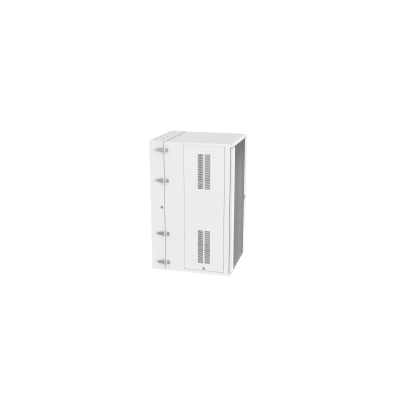 PANDUIT - Gabinete PanZone de Montaje en Pared, de 19in, Puerta con Ventana de Seguridad, 26 UR, 762mm de Profundidad, Color Blanco