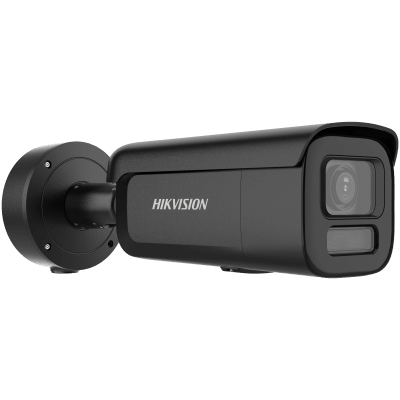 HIKVISION - Bala IP / 4 MP / Lente Mot. 2.8-12 mm / IR 60 m + Luz Blanca 60 m / WDR 130 dB / IP67 NEMA 4X / 196.85 pies