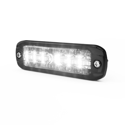 ECCO - Luz LED de Advertencia Exterior / 18 LEDs Tricolor / Perfil Ultra Delgado / 12-24 VDC / Óptica 360°