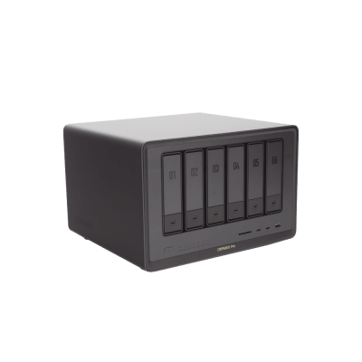 UGREEN - NAS UGREEN NASync DXP6800 Pro / Intel Core i5-1215U 10 Núcleos / 6 Bahías SATA + 2 M.2 NVMe / 2 Puertos Thunderbolt 4 / 2 Puertos 10GbE / 8K HDMI / PCIe 4.0 x4 / DDR5 Hasta 64GB / Compatibilidad Multiplataforma