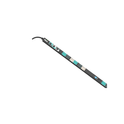 PANDUIT - PDU Inteligente Monitoreable EL2P para Distribución de Energía, Enchufe de Entrada IEC 60309 3P+N+E 6h 32A/30A (IP44), 24 Salidas C13/C15 y 24 C13/C15/C19/C21, de Instalación Vertical, 240 Vca, 30/32 Amp