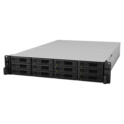 SYNOLOGY - RackStation RS3621xs+ | 12 Bahías | Procesador Intel Xeon D-1541 8 Núcleos | 8 GB DDR4 ECC | Dual 10GbE | Alimentación Redundante | Escalable a 36 Bahías | Garantía 3 Años.