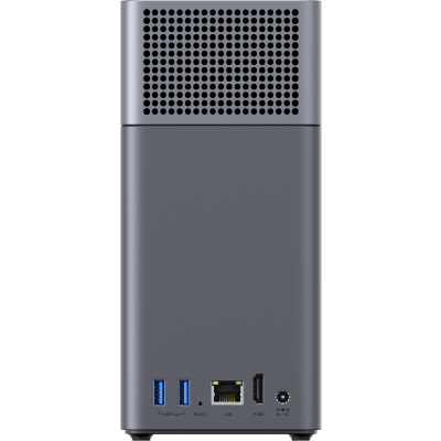 UGREEN - NAS UGREEN NASync DH2300 / Procesador RK3576 / 4GB u 8GB RAM / 32GB eMMC / 2 Bahías SATA / JBOD-Basic-RAID 0-RAID 1 / Puerto HDMI 4K / 1 GbE / USB 3.2 Gen 1 Type-C / Detección NFC