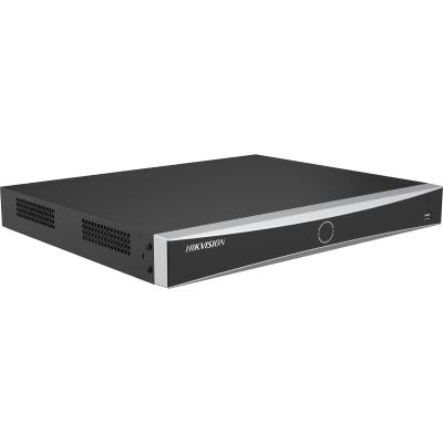 HIKVISION - [AcuSeek] NVR 32 Megapixel (8K) / 8 Canales IP / 8 Puertos PoE+ / ACUSENSE / Reconocimiento Facial / POS / 2 Bahías de Disco Duro / HDMI en 4K / Alarmas I/O