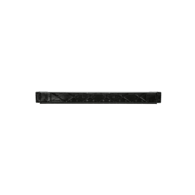 PANDUIT - Tapa Ciega Estándar de 19in, Compatible con Racks con Rieles de Orificio Roscado, Instalación sin Herramienta, Plano, 1 UR, Color Negro