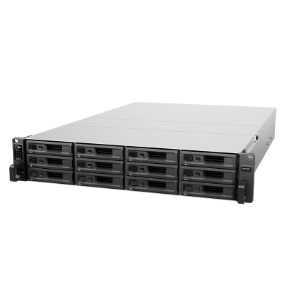 SYNOLOGY - Unidad de Expansión Synology RX1225RP | 12 Bahías para Unidades 3.5" y 2.5" SATA HDD/SSD | Intercambio en Caliente | Fuente de Alimentación Redundante | Compatible con Synology DSM .