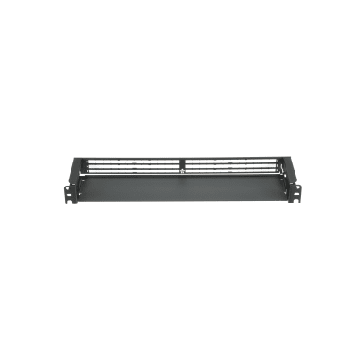 PANDUIT - Organizador de Cables Frontal, para Panel de Fibra Óptica HD Flex, de 1 UR, Color Negro