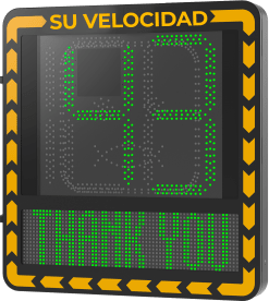 HIKVISION - Radar de Velocidad/ Pantalla LED / Detección de Velocidad en Tiempo Real / Rango de Detección de 100 m / Hasta 32 Objetivos Detectados / IP66 / Compatible con Wi-Fi y Ethernet