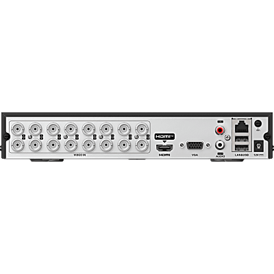 HIKVISION - DVR 16 Canales TURBOHD + 8 Canales IP / 5 Megapixel Lite - 3K Lite / Audio Bidireccional / GUANLAN / Reconocimiento Facial / ACUSEARCH / 1 Bahia de Disco Duro / Salida de Video en 4K / H.265+