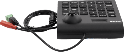 EPCOM - Mini Teclado controlador PTZ con pantalla LCD y joystick altamente resistente