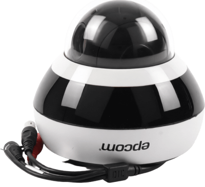 EPCOM PROFESSIONAL - Mini Domo PTZ Anti-vandalico IP66 4X Zoom HD-TVI 2 Megapixeles (1080P)