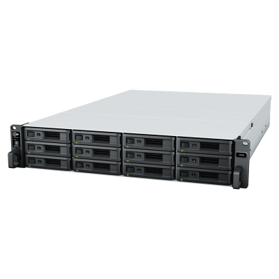 SYNOLOGY - Servidor de Almacenamiento Synology SA6400 | 12 Bahías | Escalable hasta 108 Bahías | AMD EPYC 7272 | 32 GB DDR4 ECC | 10GbE RJ-45 | RAID F1, 0, 1, 5, 6, 10.