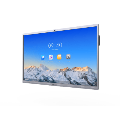 HIKVISION - Pantalla Interactiva Touch de 75" Android 13 / Google Suite Preinstalado con Certificación EDLA / Cámara Web 8 MP / Resolución 4K / Bocinas Integradas / Entradas HDMI y VGA / Incluye 2 Lápices para Escribir