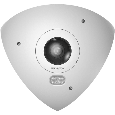 HIKVISION - Cámara Fisheye Network DeepinView 6 MP / 360° Panorámica / 2560 × 2560 / IR 15 m (49.2 ft) / IP67 IK10 / Audio Bidireccional / Deep Learning / Heatmap / 20 Modos Visualización