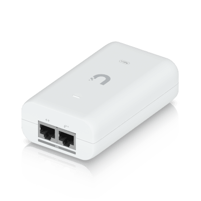 UBIQUITI - Adaptador PoE++ / 54V DC @ 1.12A / hasta 60W / Puertos 10 GbE / Protección de Sobretensiones