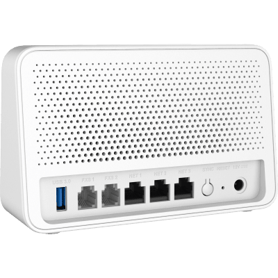 GRANDSTREAM - Router Wi-Fi 6 AX3000 / Banda Dual 2.4G y 5G / 2 Puertos FXS / MU-MIMO 2x2:2 y 3x3:2 / Tecnología XTRA Range / Hasta 3 Gbps / Soporte VPN / Redes Mesh / Control Parental / Firewall Avanzado