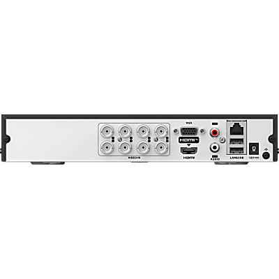 HIKVISION - DVR Pentahíbrido / 12 Canales Totales / 8 TurboHD + 4 IP / 3K Lite / Audio Bidireccional Coaxitron / AcuSense / 1 Bahía HDD 10 TB
