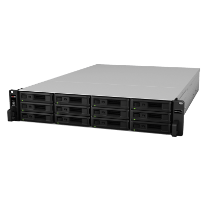 SYNOLOGY - Unidad de Expansión Synology RXD1219sas | 12 Receptáculos SAS | Diseño Modularizado | Fuentes de Alimentación Redundantes | Conectividad Mini-SAS HD.
