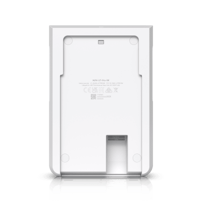 UBIQUITI - Punto de Acceso WiFi 7 Con Diseño de Pared, Tribanda en 2.4, 5 y 6 GHz, Hasta 10.688 Gbps, Puerto Ethernet 1/2.5 GbE, 300+ Clientes Simultáneos