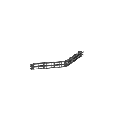 PANDUIT - Panel de Parcheo Modular Keystone (Sin Conectores), Angulado, de 48 Puertos, 1UR