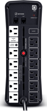 CYBERPOWER - UPS Gamer de 1500 VA/1000 W, Topología Línea Interactiva, Entrada 120 Vca  NEMA 5-15P, y 13 Salidas NEMA 5-15R, Puerto USB, Con Regulador de Voltaje (AVR)