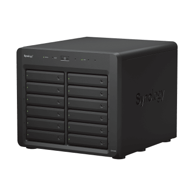 SYNOLOGY - Unidad de Expansión Synology DX1222 | 12 Bahías para HDD/SSD SATA 3.5" o 2.5" | Intercambio en Caliente | Puerto Mini-SAS HD | Garantía de 5 Años.