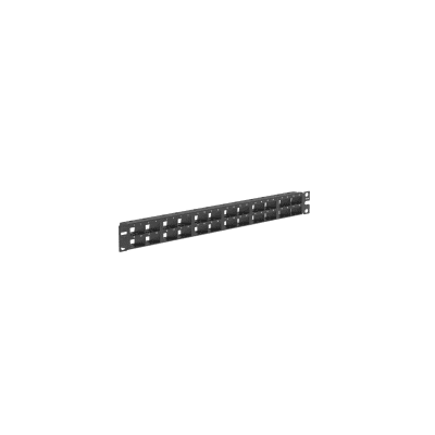PANDUIT - Panel de Parcheo Modular Mini-Com (Sin Conectores), Plano, Blindado, Alta Densidad, de 48 Puertos, 1UR