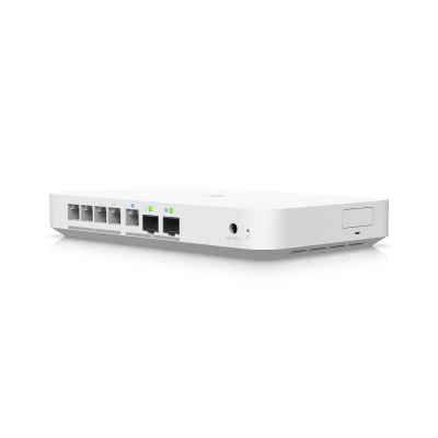 UBIQUITI - UCG Fiber Cloud Gateway de 10G de Escritorio con Switch Integrado de 4 Puertos 2.5 GbE y 1 Puerto 10G SFP+, Compatibilidad Total con Full Stack UniFi