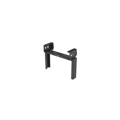 PANDUIT - Rack de Distribución Aéreo de 2 Postes PanZone®, Rieles Roscados #12-24, de 6 UR, Color Negro
