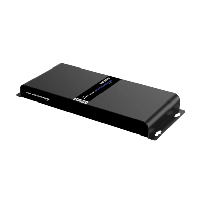 EPCOM TITANIUM - Kit Divisor y Extensor HDMI (Extender Splitter) | Divide 1 Fuente HDMI a 4 Pantallas | Extiende la señal HDMI hasta 120 m | Resolución 4Kx2K @ 60 Hz | Cat 6/6a | Uso 24/7 | Longitud del cable autoajustable