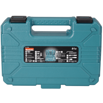 MAKITA - Juego de Herramientas manuales de 1/4 in con 91 piezas