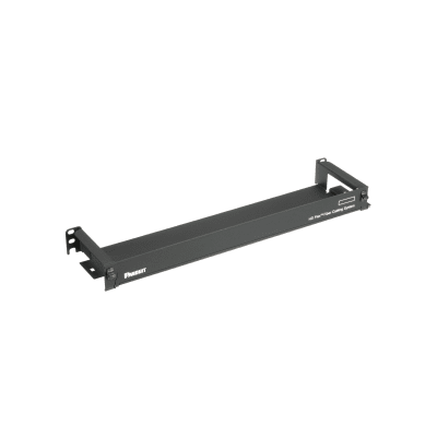 PANDUIT - Organizador de Cables Frontal, para Panel de Fibra Óptica HD Flex, de 1 UR, Color Negro
