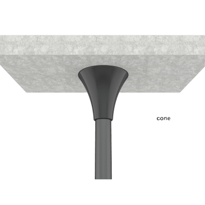 EPCOM INDUSTRIAL - Soporte de Montaje Industrial / Pantallas 32"-65" / Capacidad 50 kg / VESA 100x100-600x400 mm / Extensión 680 mm / Tubo 51 mm / Altura 3100 mm (10.2 ft)