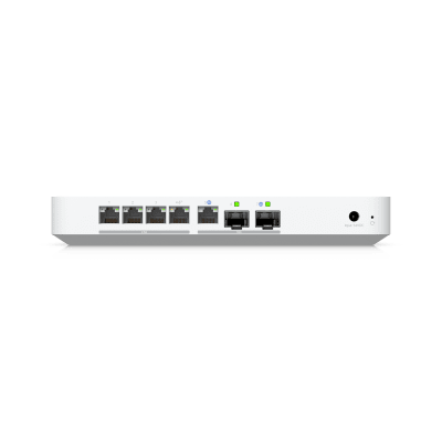 UBIQUITI - UCG Fiber Cloud Gateway de 10G de Escritorio con Switch Integrado de 4 Puertos 2.5 GbE y 1 Puerto 10G SFP+, Compatibilidad Total con Full Stack UniFi