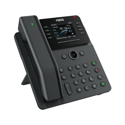 FANVIL - Telefono IP Handset Inalámbrico, 12 Líneas SIP, Conferencia 6 Vias, Puertos Gigabit, PoE, Pantalla 2.8