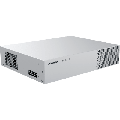 HIKVISION - NVR 32 Megapixel (8K) / Reconocimiento Facial (Base de Datos) / 16 Canales IP / 2 Bahías de Disco Duro / 16 Puertos PoE+ / HDMI en 8K / ACUSENSE / Soporta POS / Deepin Mind